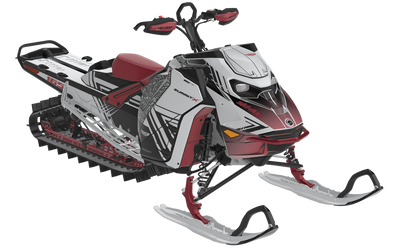 Formidable Ski-Doo REV Gen5 Mountain MillenniumYellow CatGrey Less Coverage
