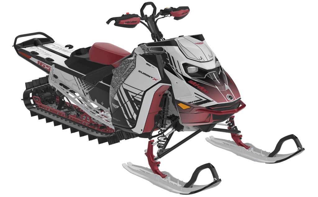 Formidable Ski-Doo REV Gen5 Mountain MillenniumYellow CatGrey Partial Coverage