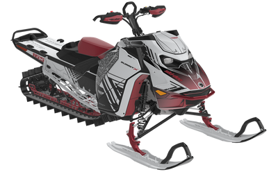 Formidable Ski-Doo REV Gen5 Mountain MillenniumYellow CatGrey Partial Coverage