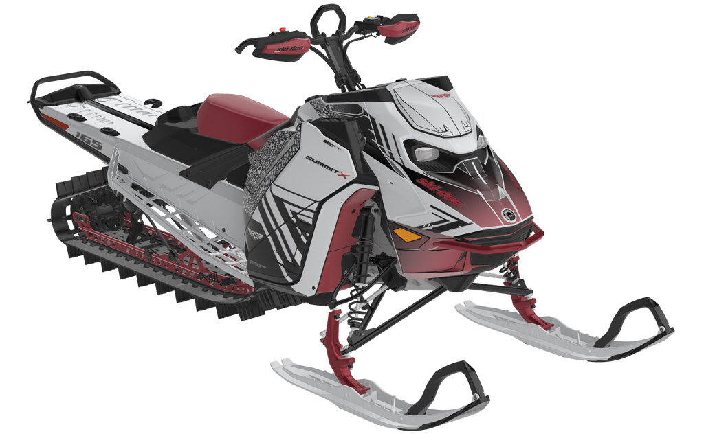 Formidable Ski-Doo REV Gen5 Mountain MillenniumYellow CatGrey Full Coverage