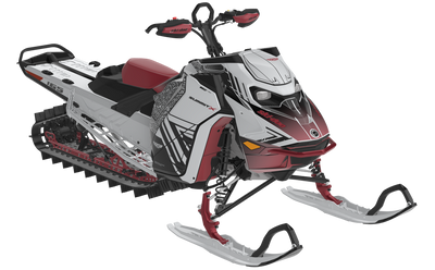 Formidable Ski-Doo REV Gen5 Mountain MillenniumYellow CatGrey Full Coverage