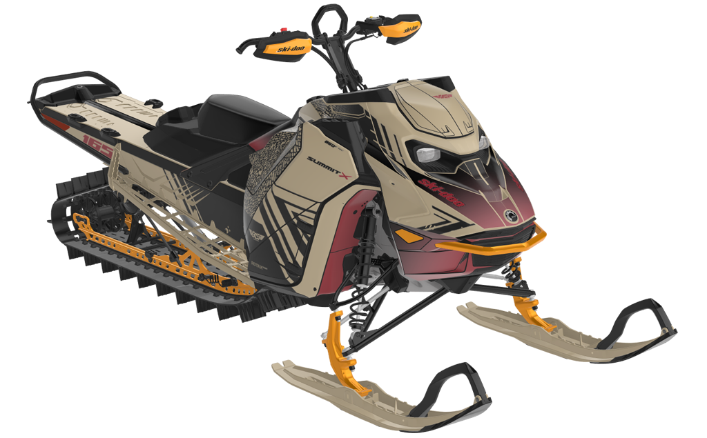 Formidable Ski-Doo REV Gen5 Mountain NeoMint SpartanRed Full Coverage
