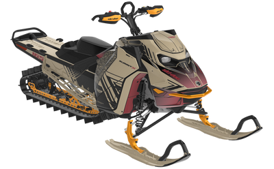 Formidable Ski-Doo REV Gen5 Mountain NeoMint SpartanRed Full Coverage