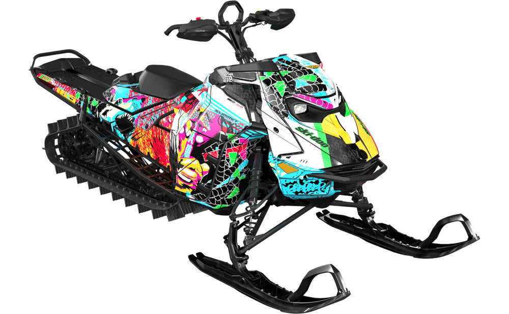 Danger - Ski-Doo REV Gen5 Mountain - Black Black - Full