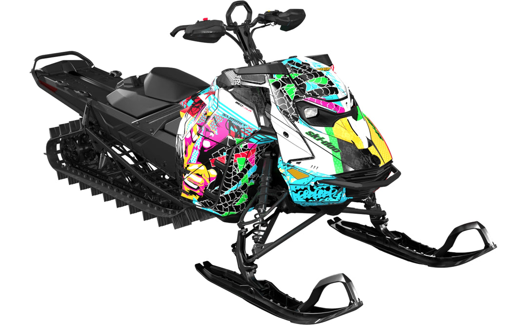 Danger - Ski-Doo REV Gen5 Mountain - Black Black - Less