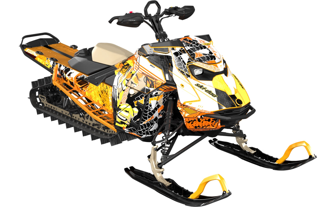 Danger - Ski-Doo REV Gen5 Mountain - Crush Black - Partial
