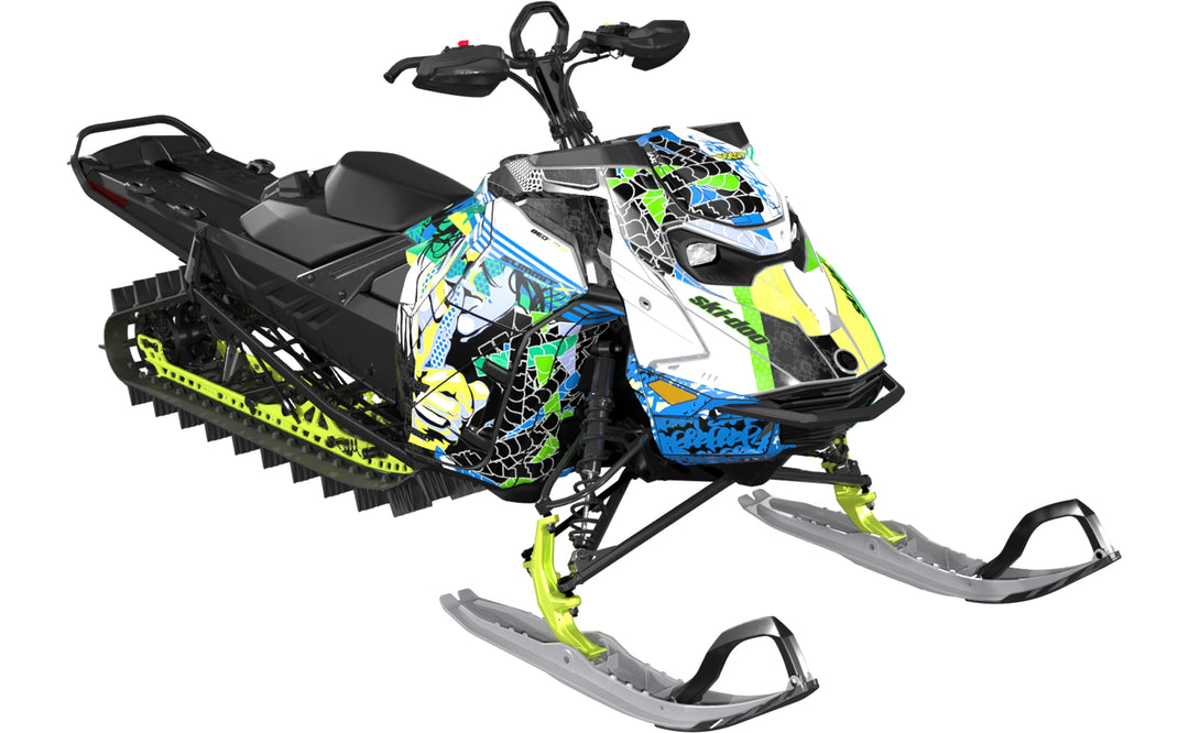 Danger - Ski-Doo REV Gen5 Mountain - Manta Grey - Less