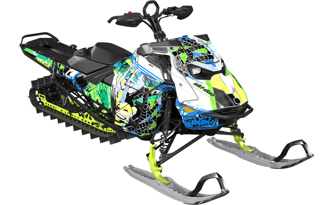 Danger - Ski-Doo REV Gen5 Mountain - Manta Grey - Partial