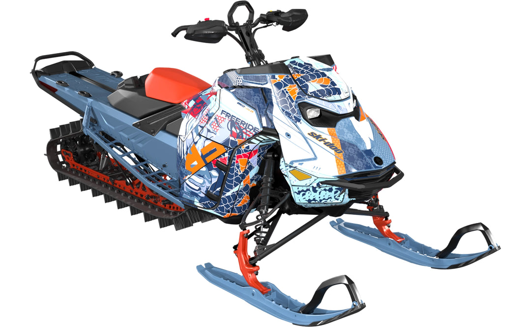 Danger - Ski-Doo REV Gen5 Mountain - Scandi Red - Less