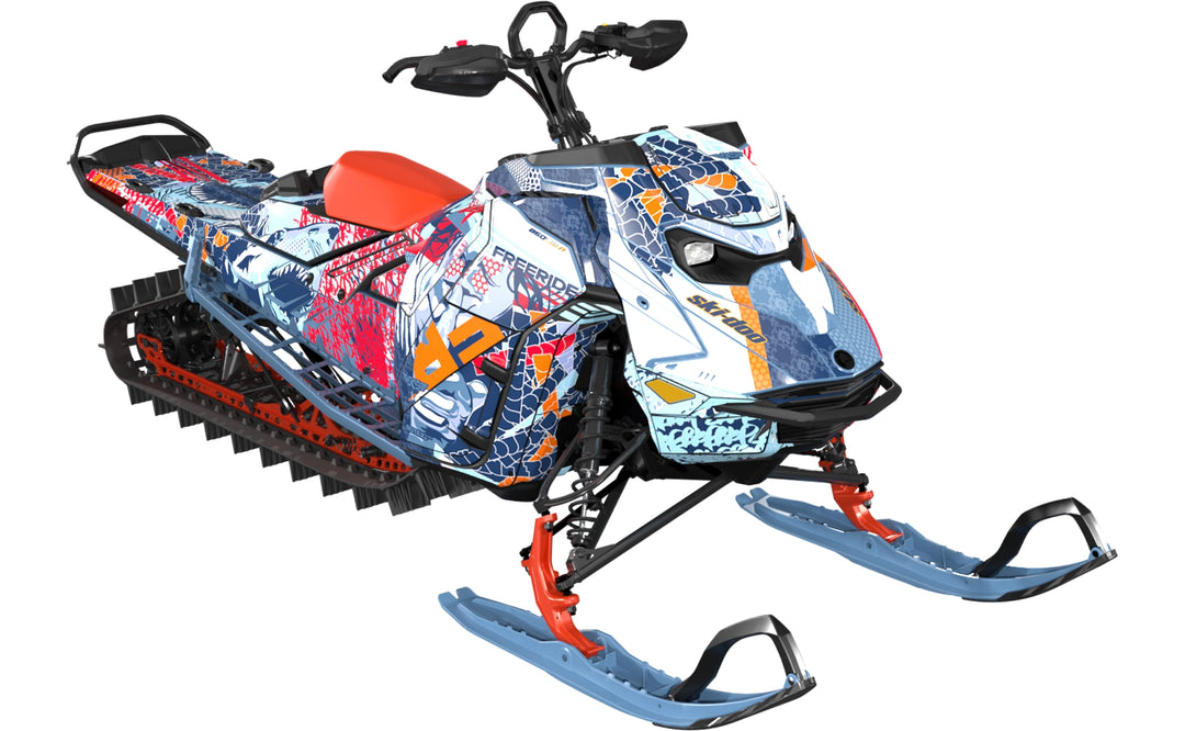 Danger - Ski-Doo REV Gen5 Mountain - Scandi Red - Premium