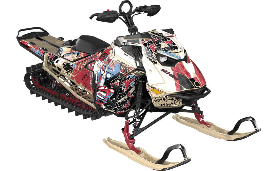 Danger - Ski-Doo REV Gen5 Mountain - Spartan Tan - Full
