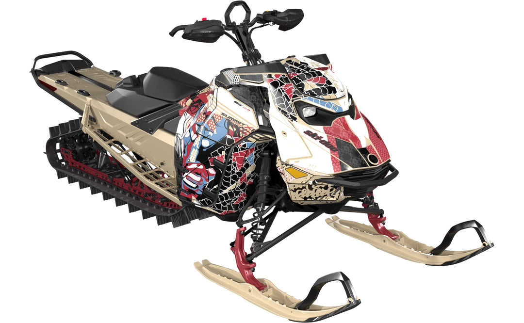 Danger - Ski-Doo REV Gen5 Mountain - Spartan Tan - Less