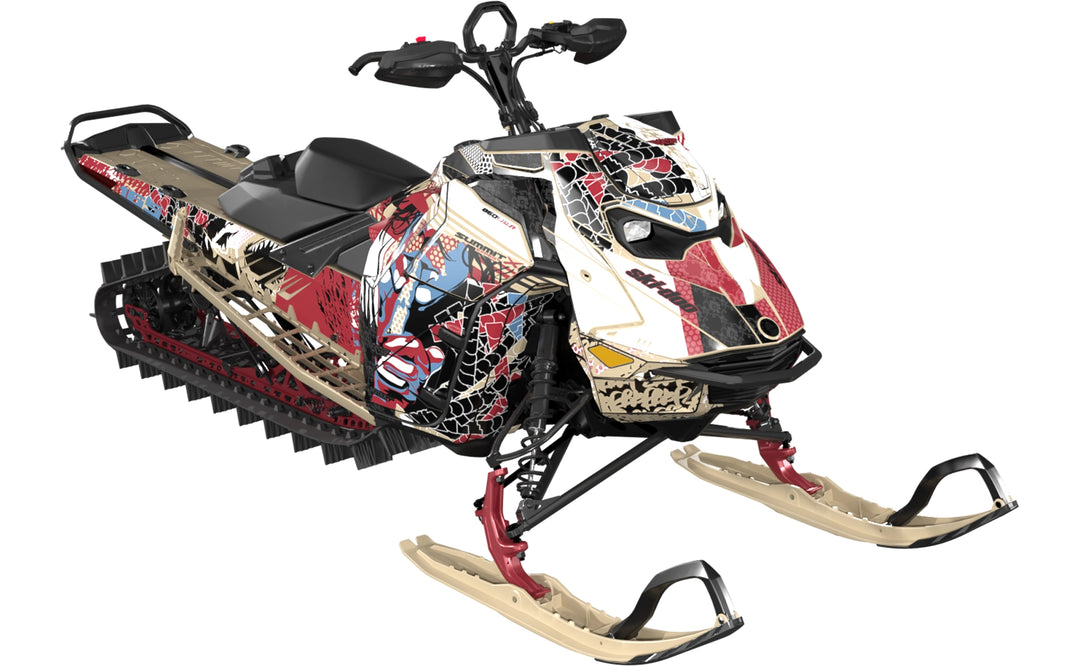 Danger - Ski-Doo REV Gen5 Mountain - Spartan Tan - Partial