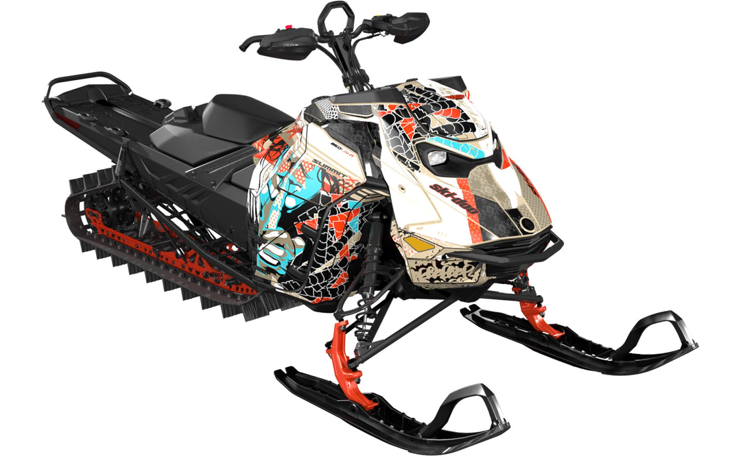Danger - Ski-Doo REV Gen5 Mountain - Tan Red - Less