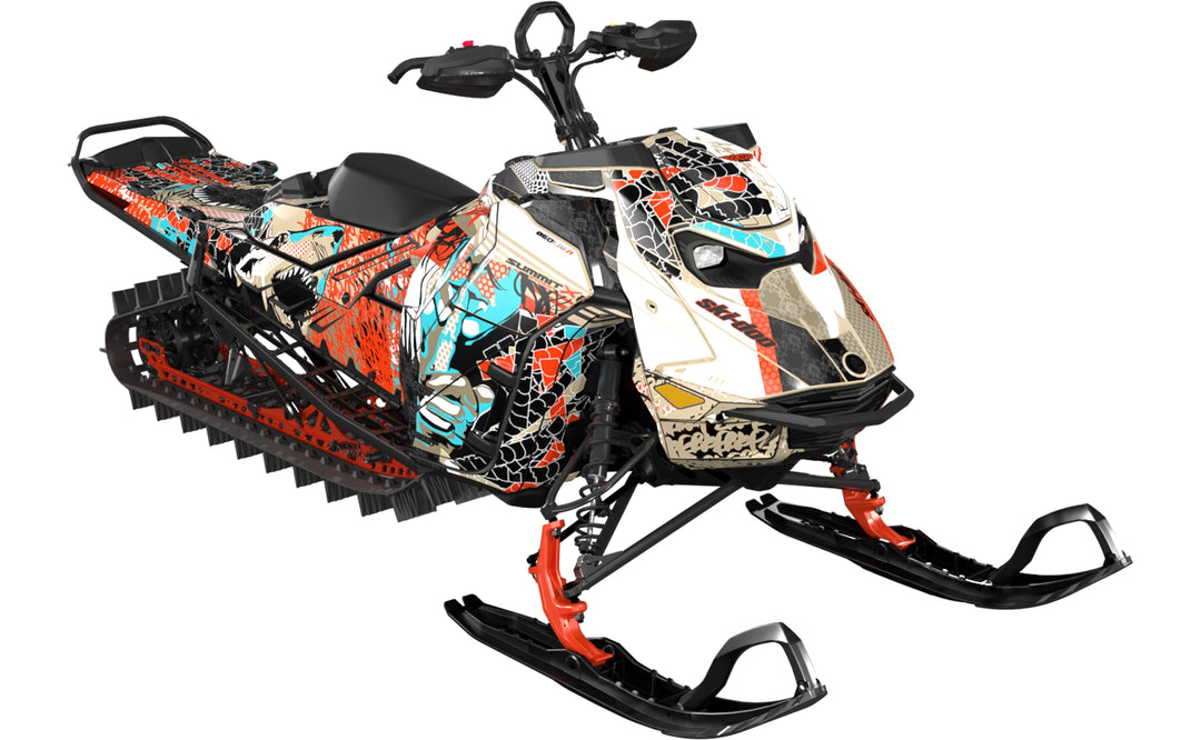 Danger - Ski-Doo REV Gen5 Mountain - Tan Red - Premium