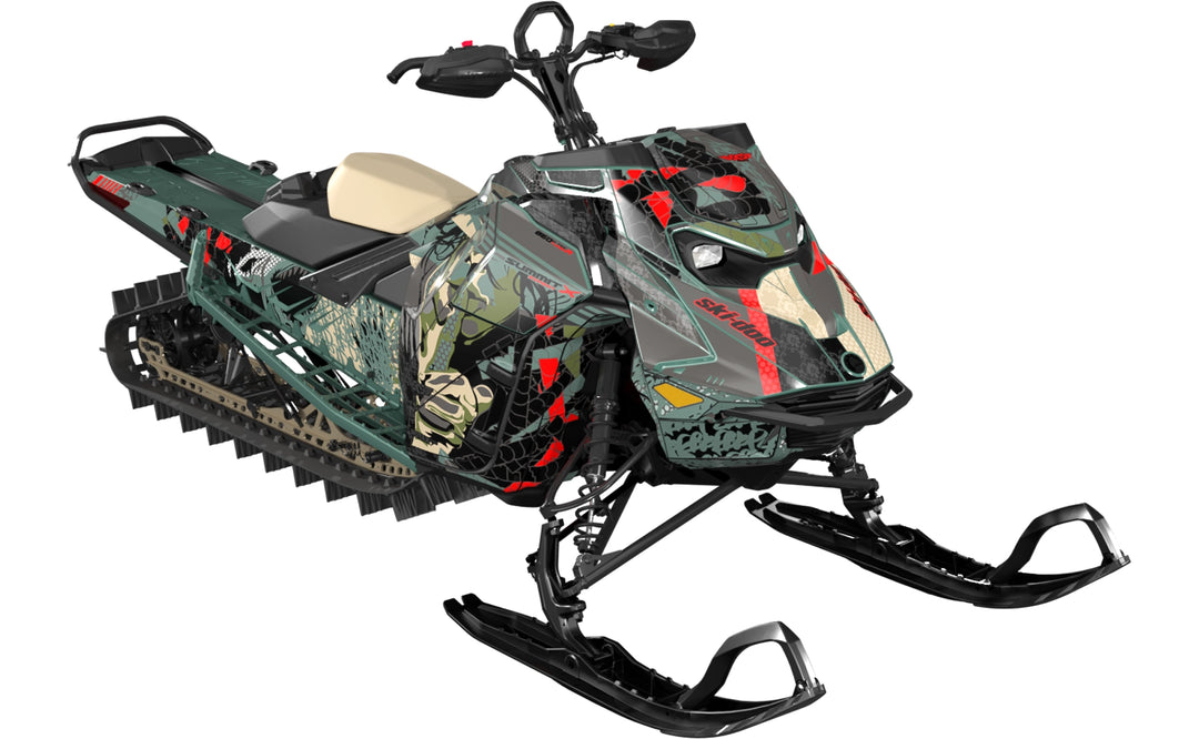 Danger - Ski-Doo REV Gen5 Mountain - Terra Tan - Partial