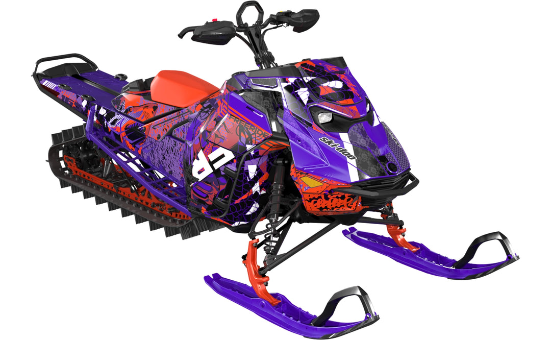 Danger - Ski-Doo REV Gen5 Mountain - Violet Red - Full