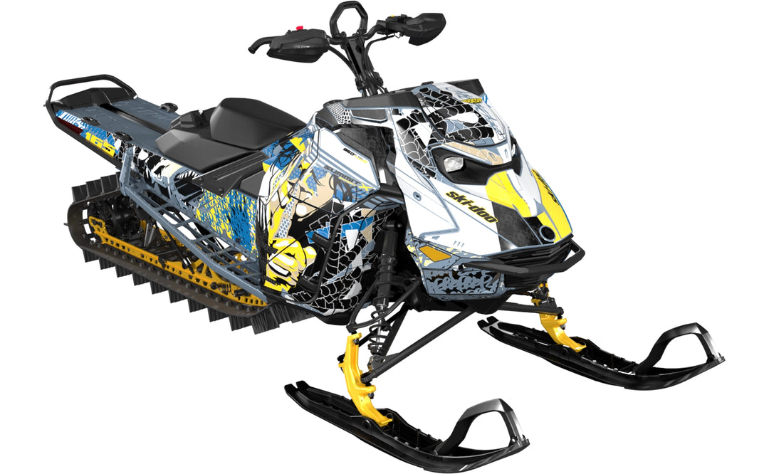 Danger - Ski-Doo REV Gen5 Mountain - Yellow Airy - Partial
