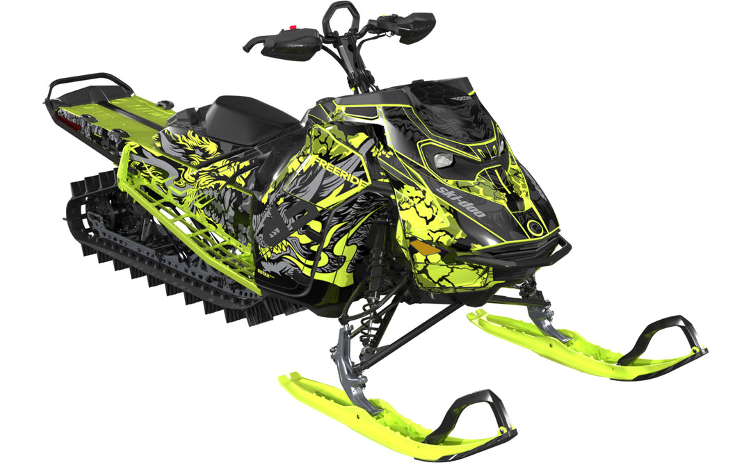 Wileone Ski-Doo REV Gen5 Mountain DayGlow Monument Full