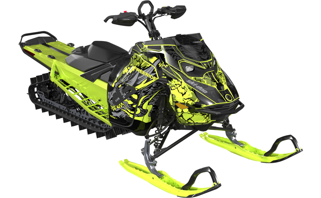 Wileone Ski-Doo REV Gen5 Mountain DayGlow Monument Less