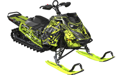 Wileone Ski-Doo REV Gen5 Mountain DayGlow Monument Partial