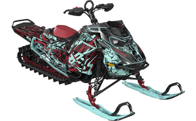 Wileone Ski-Doo REV Gen5 Mountain NeoMint SpartanRed Premium