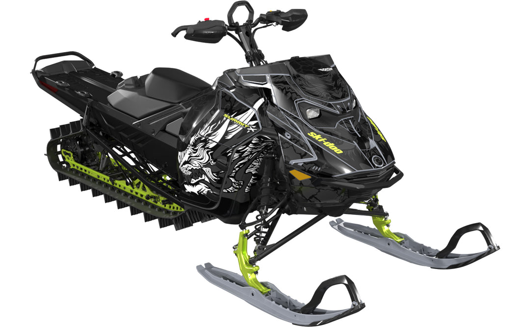 Wileone Ski-Doo REV Gen5 Mountain Black Grey Less
