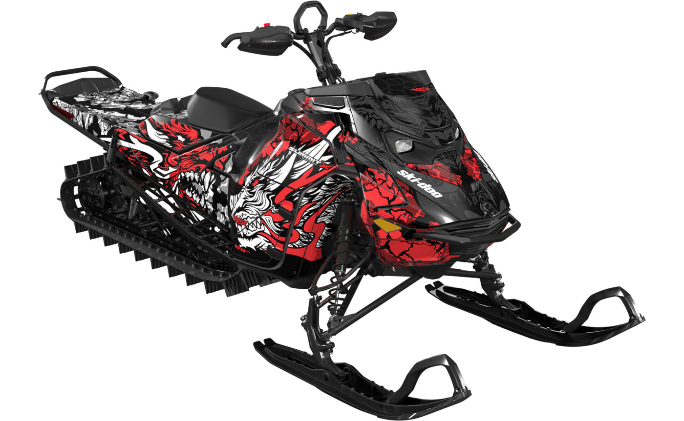 Wileone Ski-Doo REV Gen5 Mountain Red White Premium
