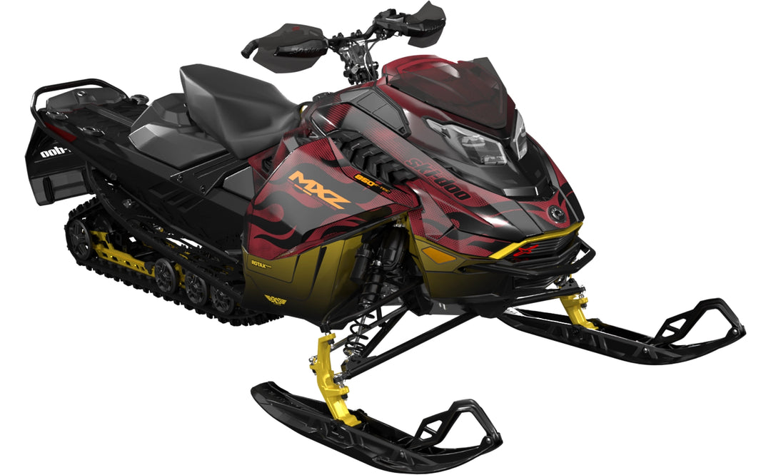 Scorch - Ski-Doo REV Gen5 Trail - Black Yellow - Less