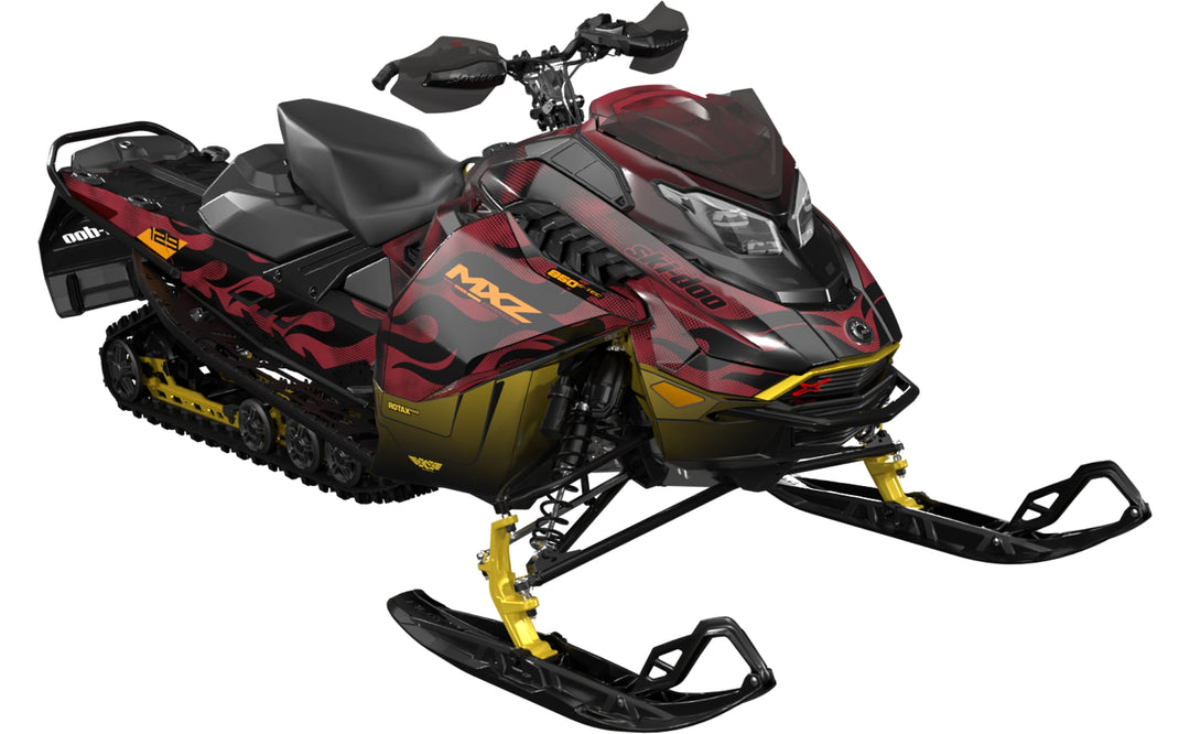 Scorch - Ski-Doo REV Gen5 Trail - Black Yellow - Partial