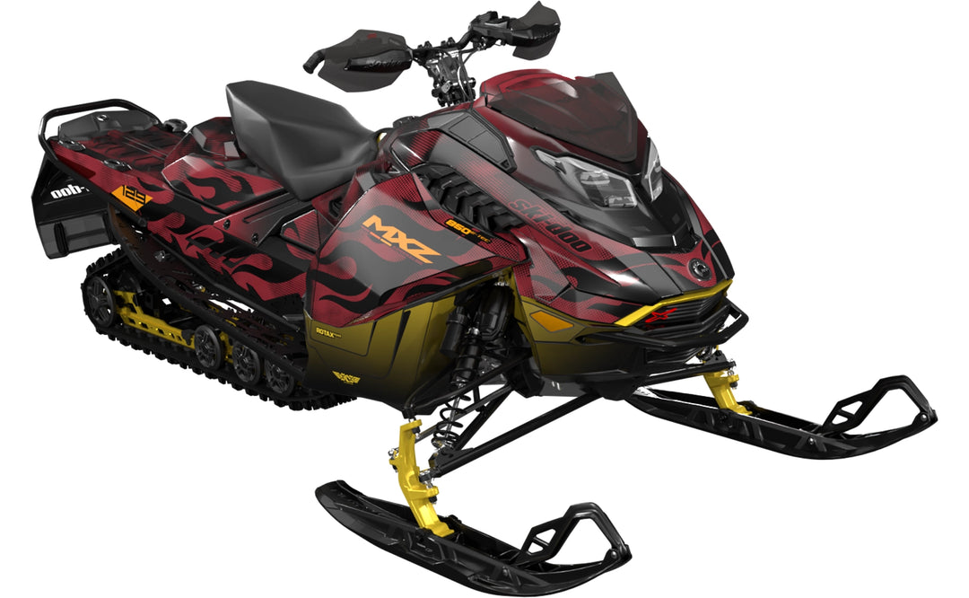 Scorch - Ski-Doo REV Gen5 Trail - Black Yellow - Premium