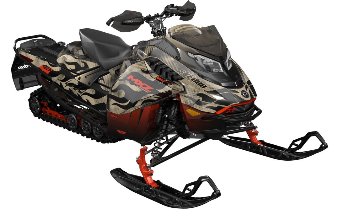 Scorch - Ski-Doo REV Gen5 Trail - Tan Red - Full