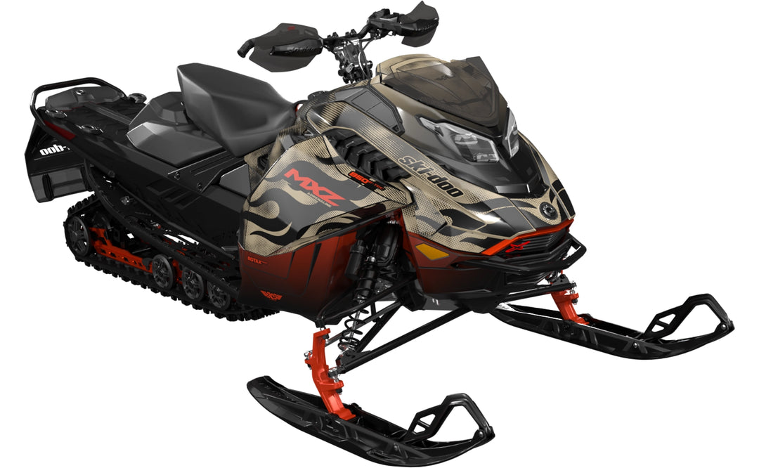 Scorch - Ski-Doo REV Gen5 Trail - Tan Red - Less