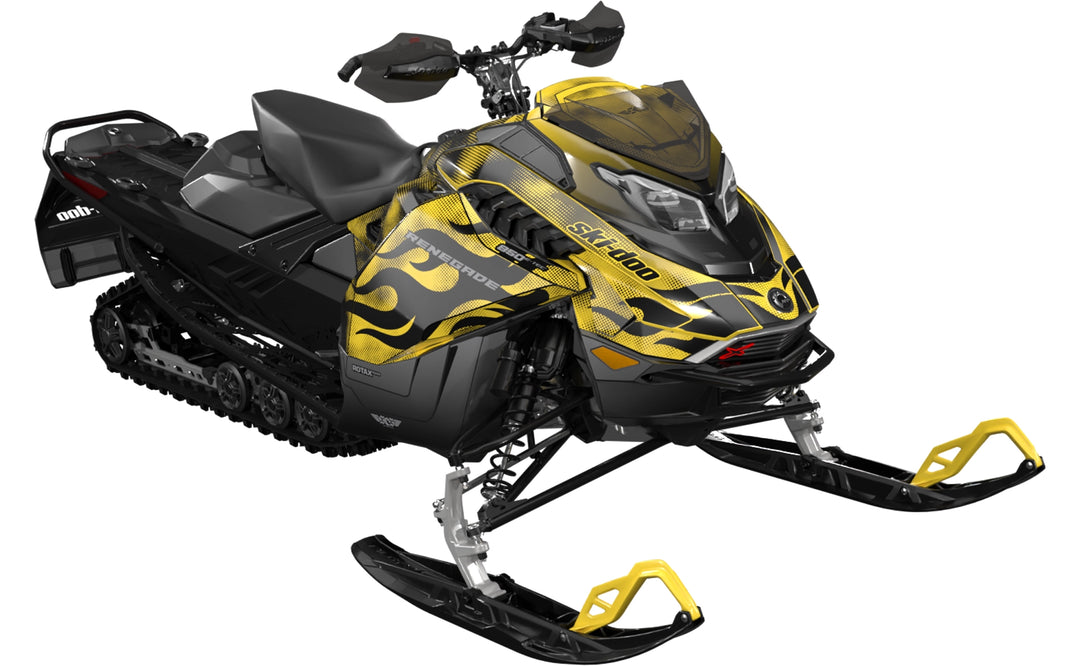 Scorch - Ski-Doo REV Gen5 Trail - Yellow Grey - Less