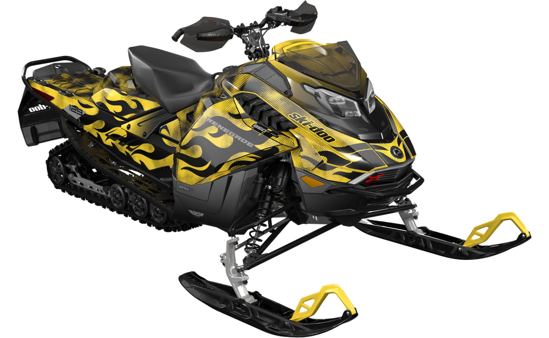 Scorch - Ski-Doo REV Gen5 Trail - Yellow Grey - Premium