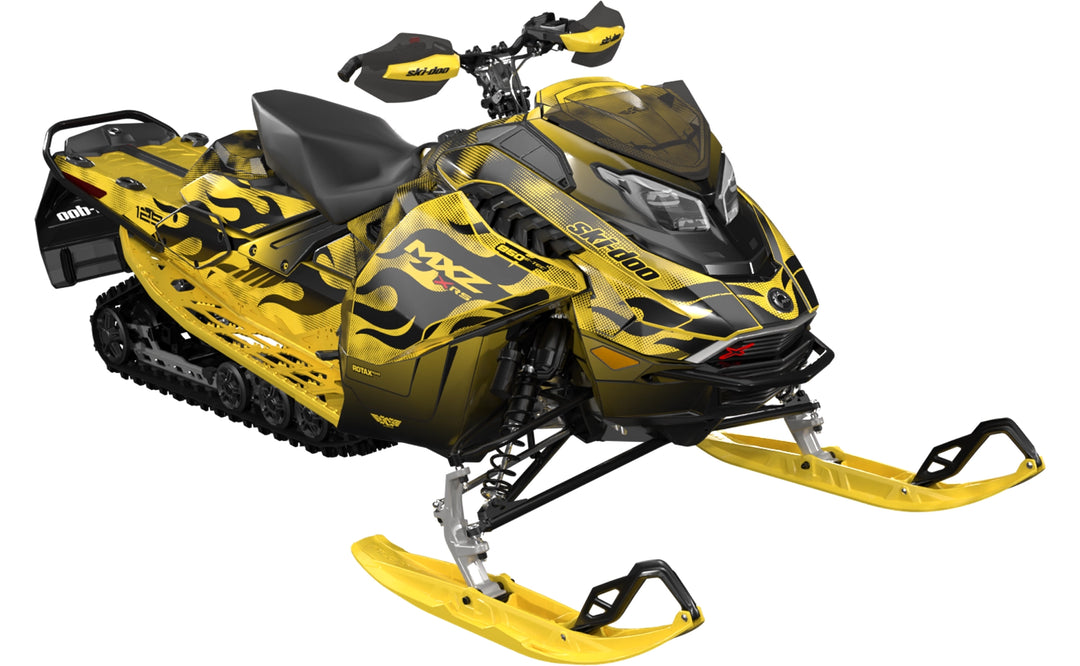 Scorch - Ski-Doo REV Gen5 Trail - Yellow Yellow - Full