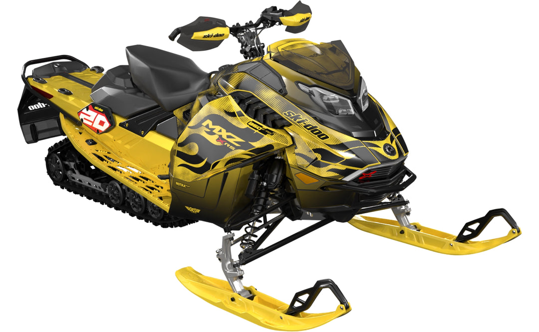 Scorch - Ski-Doo REV Gen5 Trail - Yellow Yellow - Less