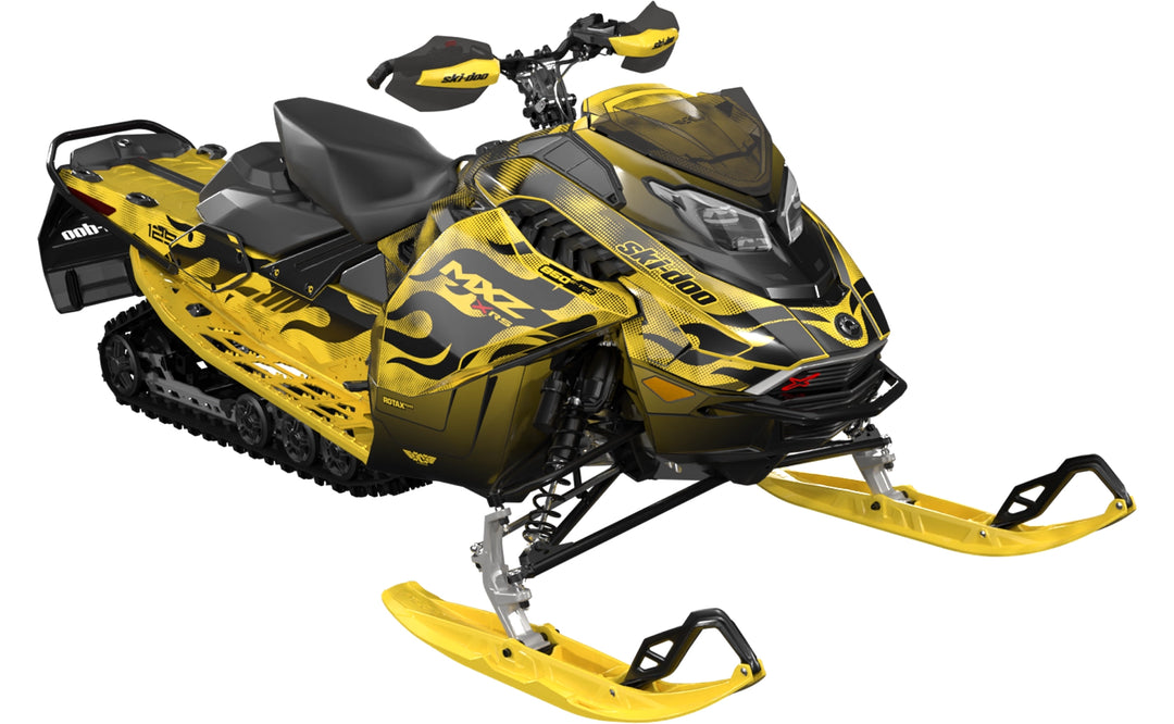 Scorch - Ski-Doo REV Gen5 Trail - Yellow Yellow - Partial