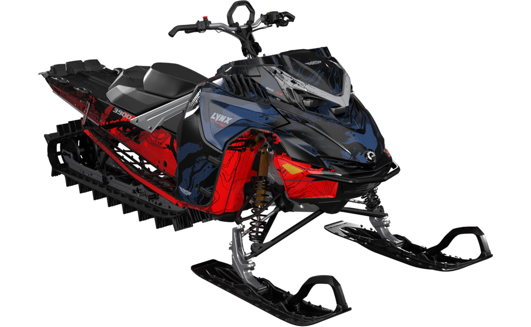 Mayhem - LYNX Shredder - Navy Red - Partial