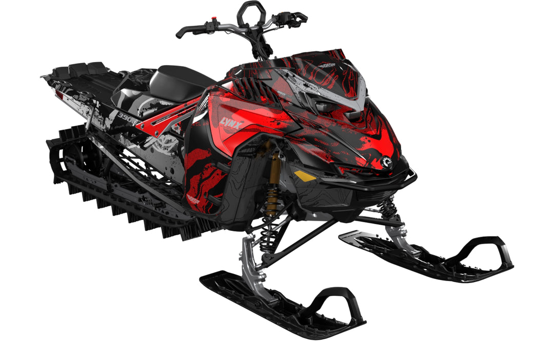 Mayhem - LYNX Shredder - Red Grey - Full