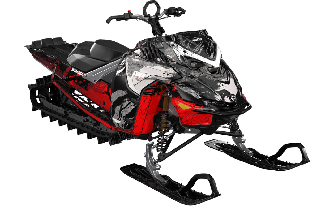 Mayhem - LYNX Shredder - Silver Red - Partial