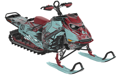 Mic Drop Ski-Doo REV Gen5 Mountain NeoMint SpartanRed Premium Coverage