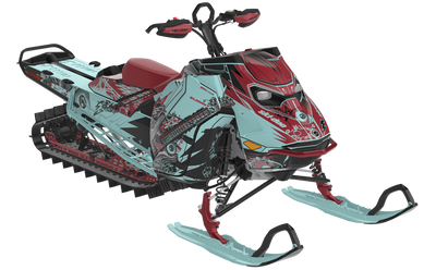 Mic Drop Ski-Doo REV Gen5 Mountain SpartanRed DesertTan Partial Coverage