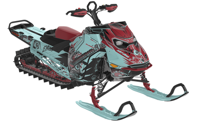 Mic Drop Ski-Doo REV Gen5 Mountain SpartanRed DesertTan Full Coverage