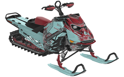 Mic Drop Ski-Doo REV Gen5 Mountain SpartanRed DesertTan Less Coverage