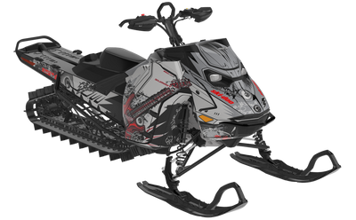 Mic Drop Ski-Doo REV Gen5 Mountain OrangeCrush DesertTan Partial Coverage