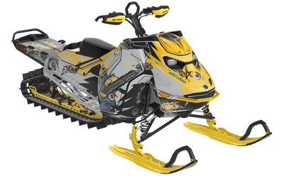 Mic Drop Ski-Doo REV Gen5 Mountain OrangeCrush DesertTan Premium Coverage