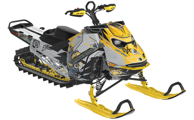 Mic Drop Ski-Doo REV Gen5 Mountain CatGrey Spartan Partial Coverage