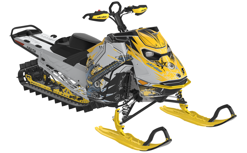Mic Drop Ski-Doo REV Gen5 Mountain CatGrey Spartan Full Coverage