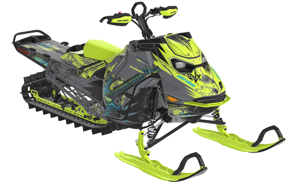 Mic Drop Ski-Doo REV Gen5 Mountain CatGrey Spartan Premium Coverage